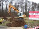 Bagger bei der Arbeit